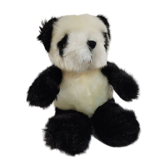 It's All Greek to Me Panda Bear Plush Stuffed Animal Soft Fuzzy 12 Inches Sits - Picture 1 of 9